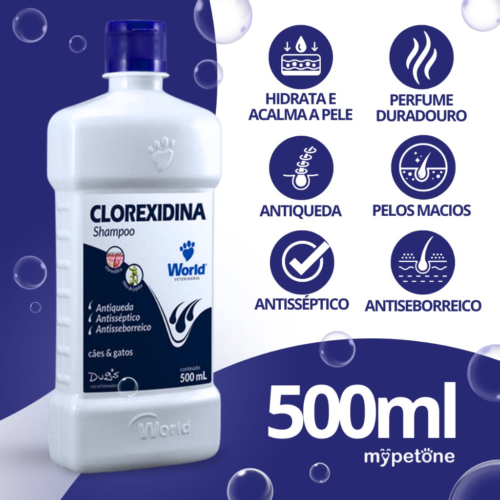 Clorexidina Dug's Shampoo World Veterinária 500ml
