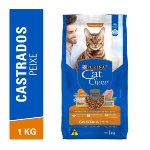 Ração Cat Chow Gatos Castrados Peixe 10,1kg