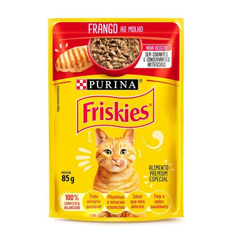 Ração Úmida Sachê Friskies Frango ao Molho 85g