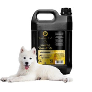 Shampoo Pet Concentrado Banho de Mel para Cães e Gatos 5 Litros